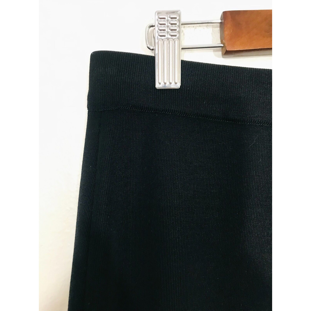 MISOOK‎ Ponte Micro Knit Pull-On Straight Pencil Skirt Black Careerwear, PL - Picture 4 of 6